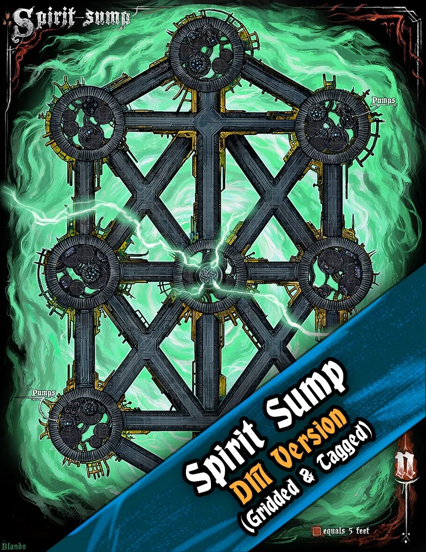 Spirit Sump 5E Encounter Map — Jared Blando